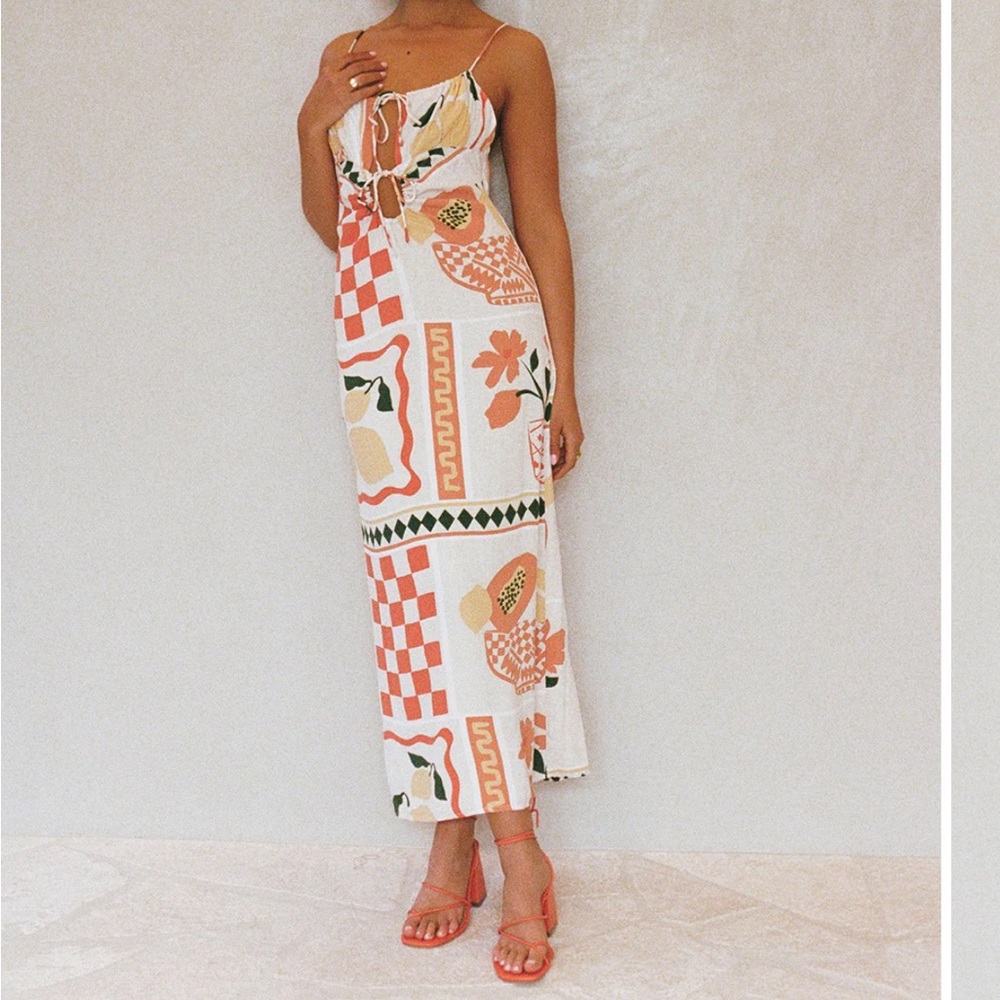 SABO Piper Midi Dress - Prego Rossa